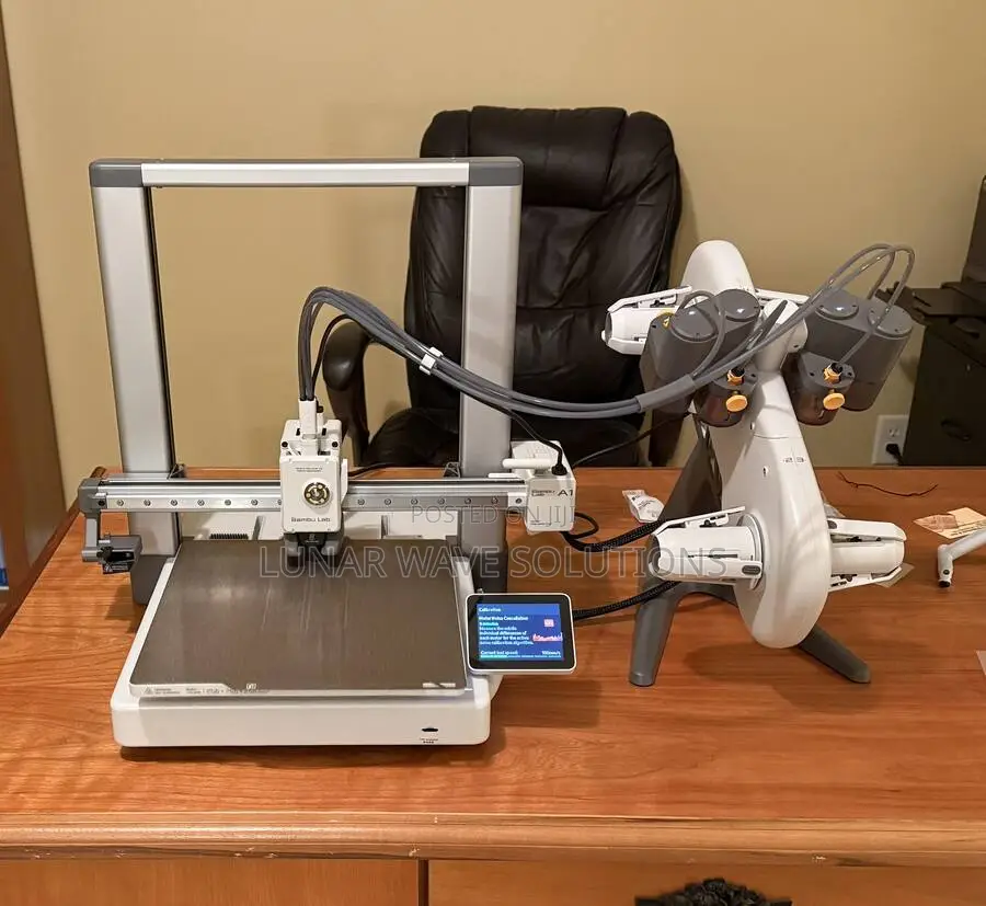 Professional 3D Printing Machines With Multicolor Bambu Lab A1 Combo