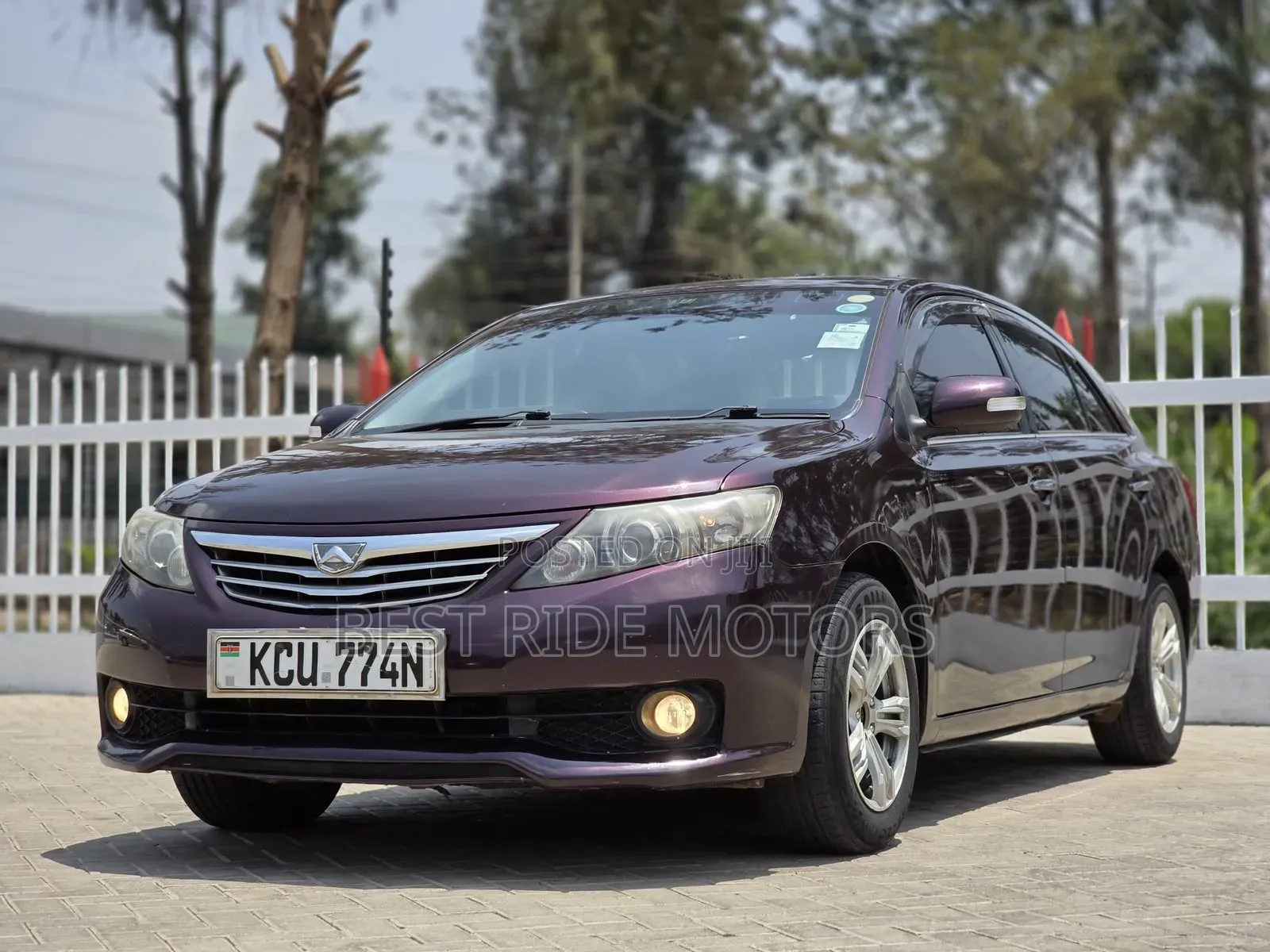 Toyota Allion 2012 Burgundy