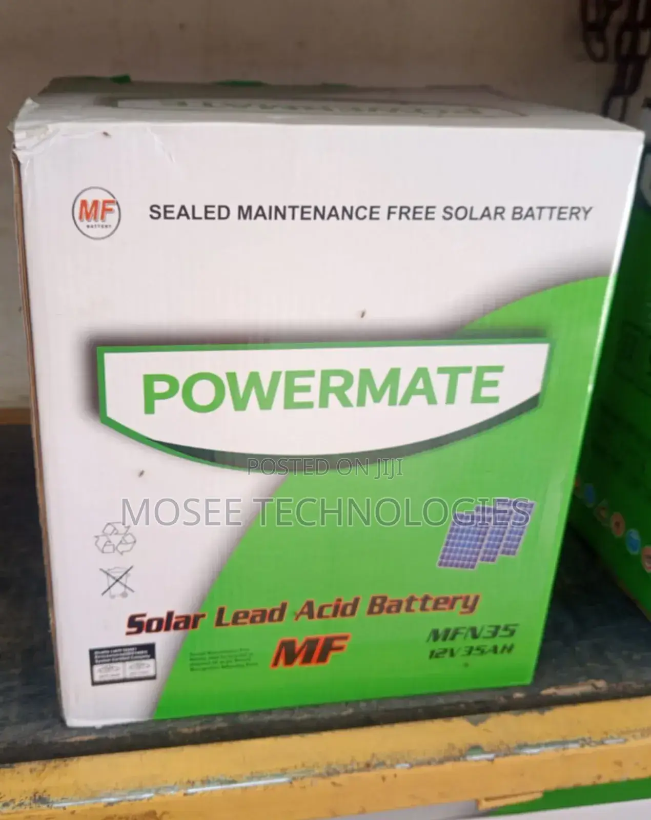 MFN35 12V 35Ah Maintenance-Free Rechargeable Lead-Acid Battery