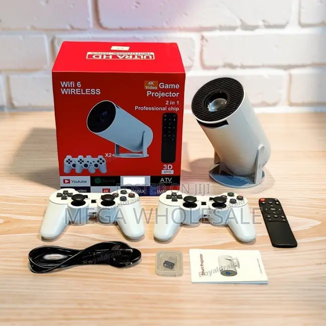 Adjustable HY300 Pro+ 2 in 1 3D Game Gaming WIFI Android Projector