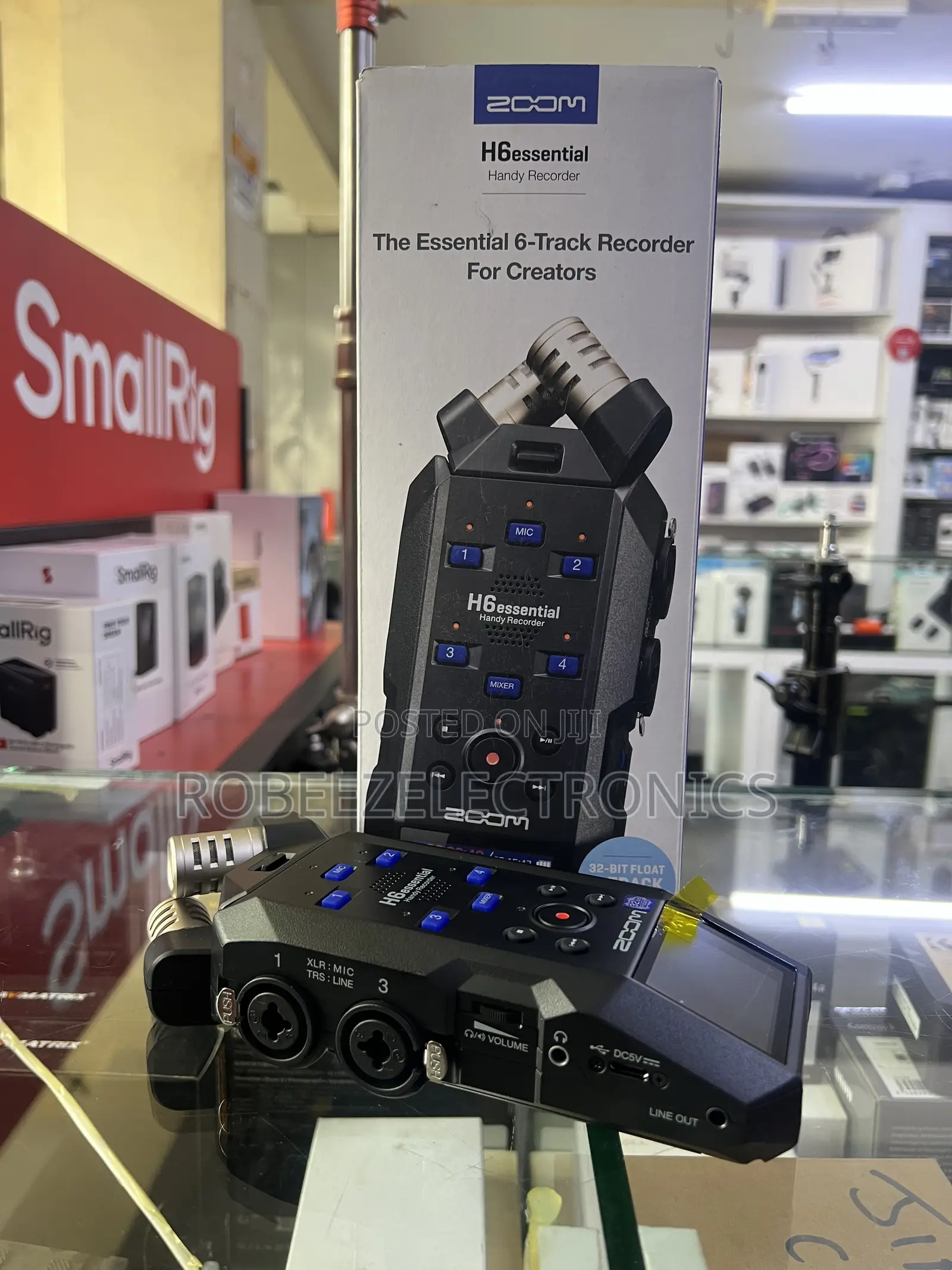 Zoom H6essential 6-Track 32-Bit Float Portable Audio Recorder
