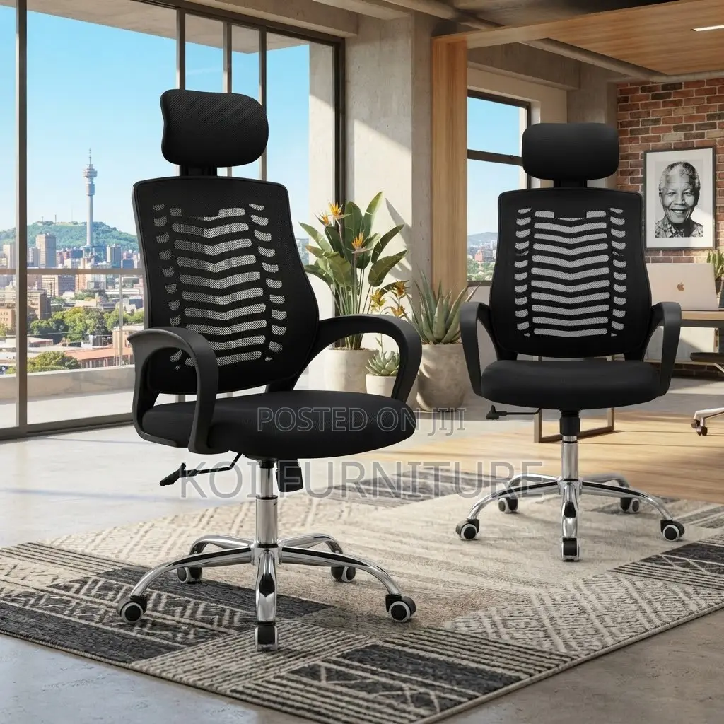 Office Chairs; Fixed Fabricated Office Modern Headrest Chairs