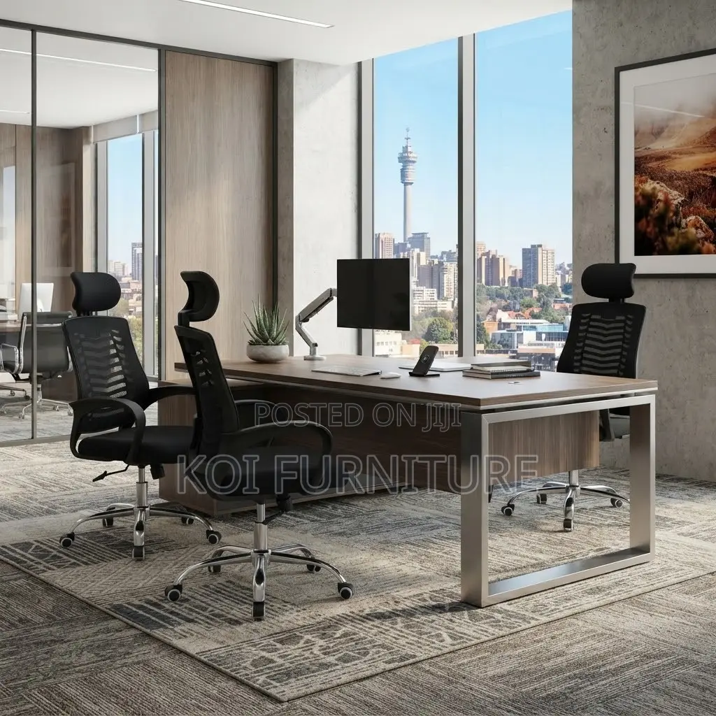 Office Chairs; Fixed Fabricated Office Modern Headrest Chairs