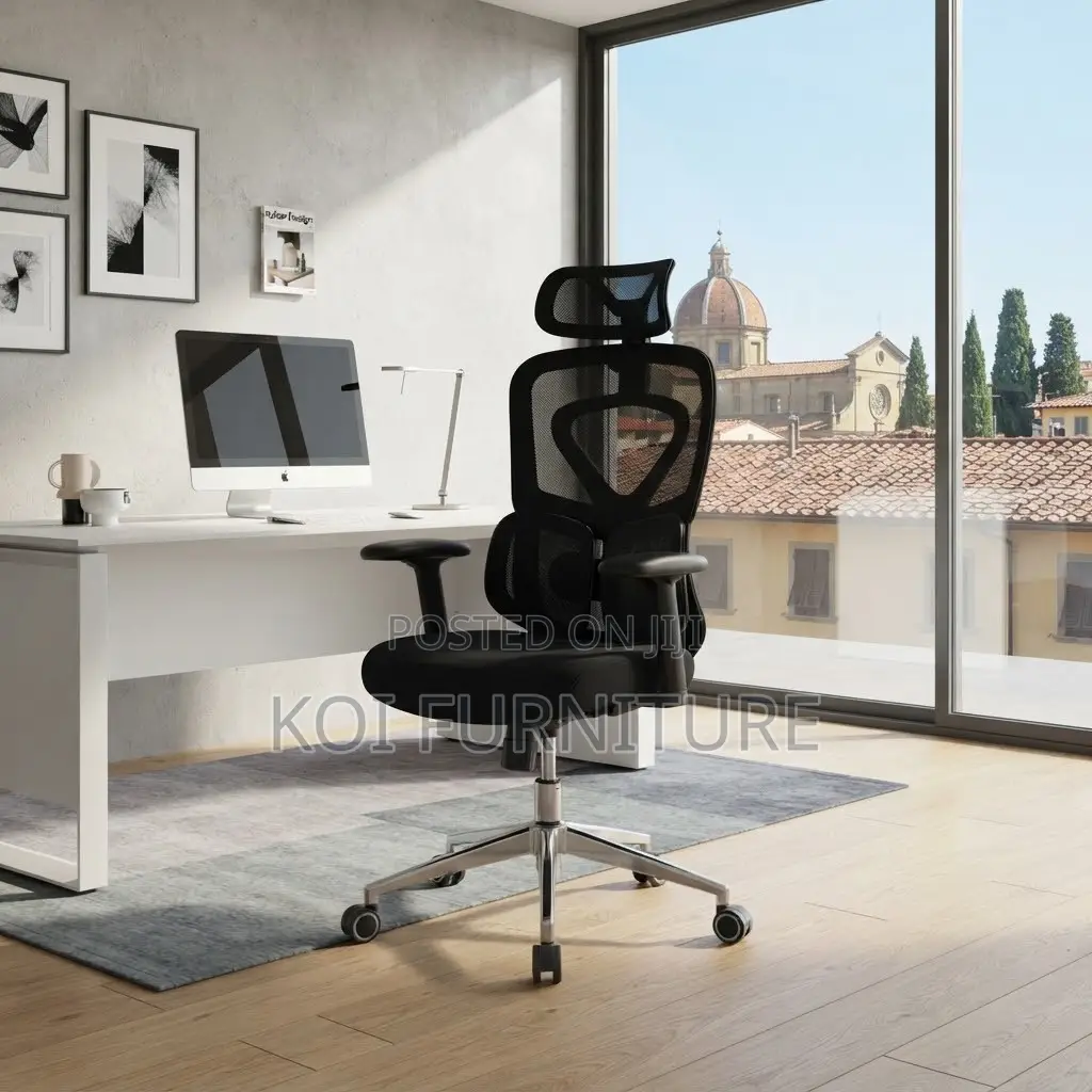 Office Chairs; Orthopedic Executive Chair With Dual Soine Support