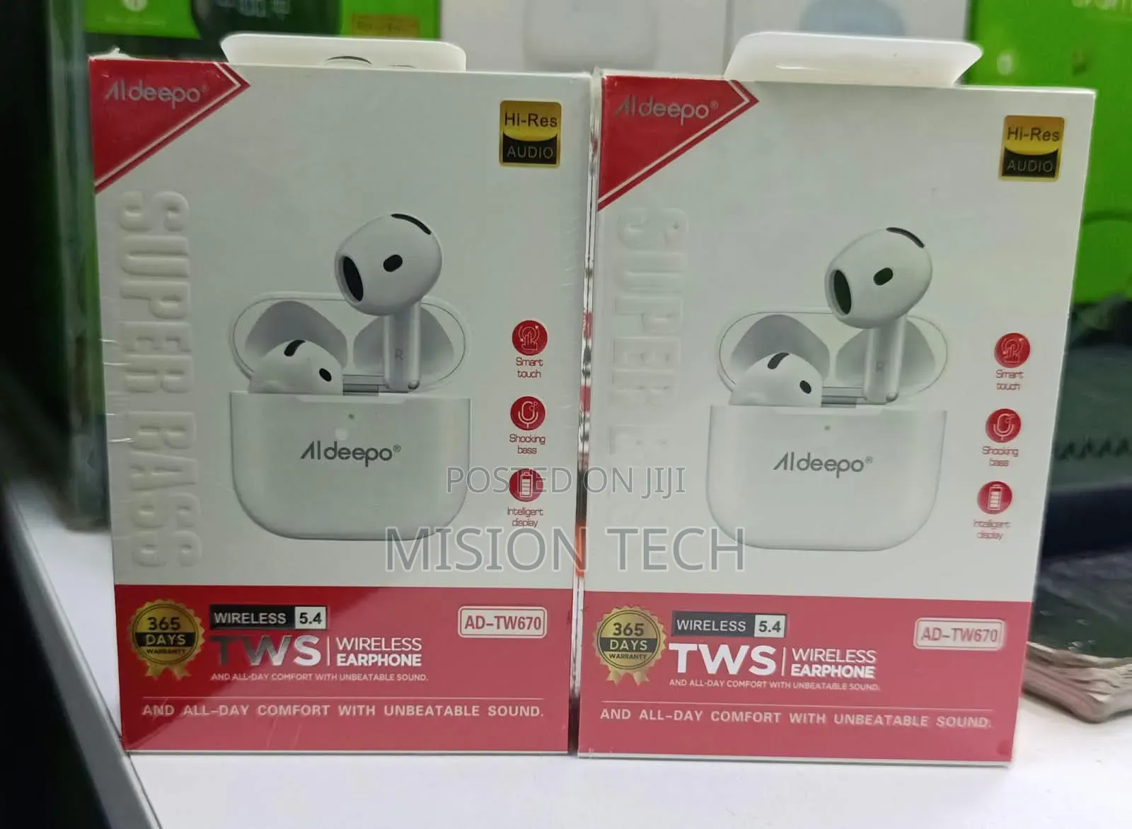 Aldeepo AD-TW670 TWS Wireless Earbud* 