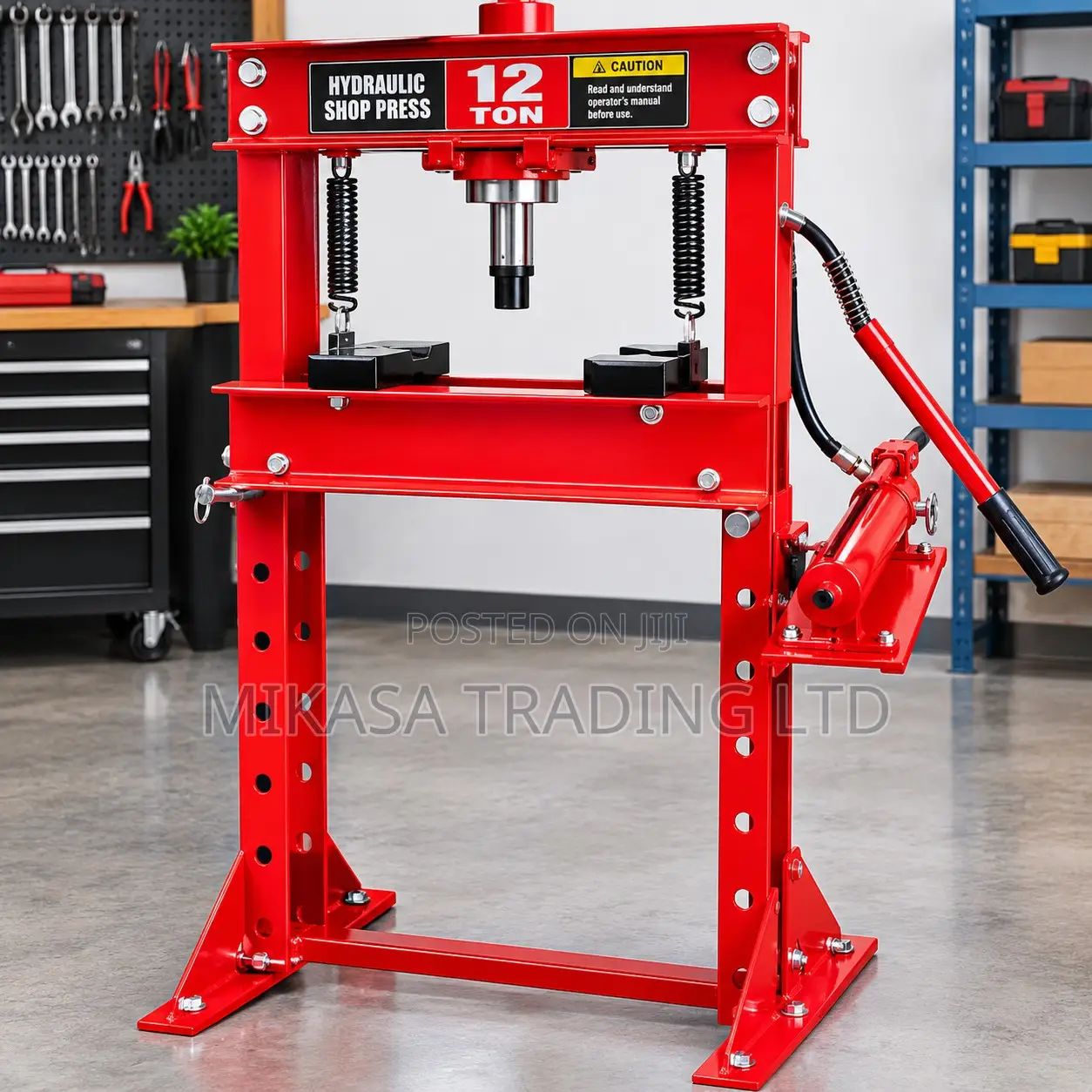 Hydraulic Shop Press 12 Ton