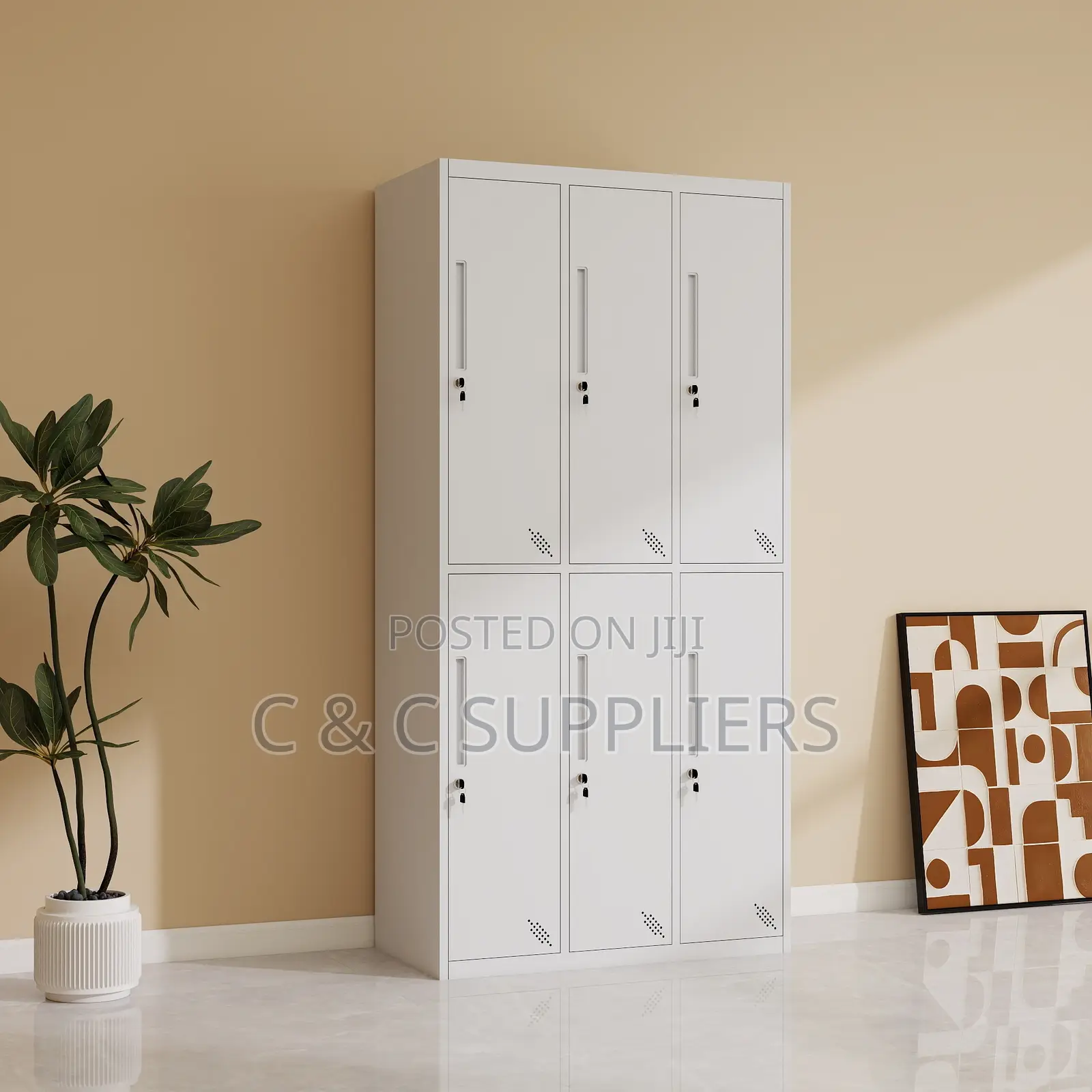 Home Office and Gym Locker Cabinet.