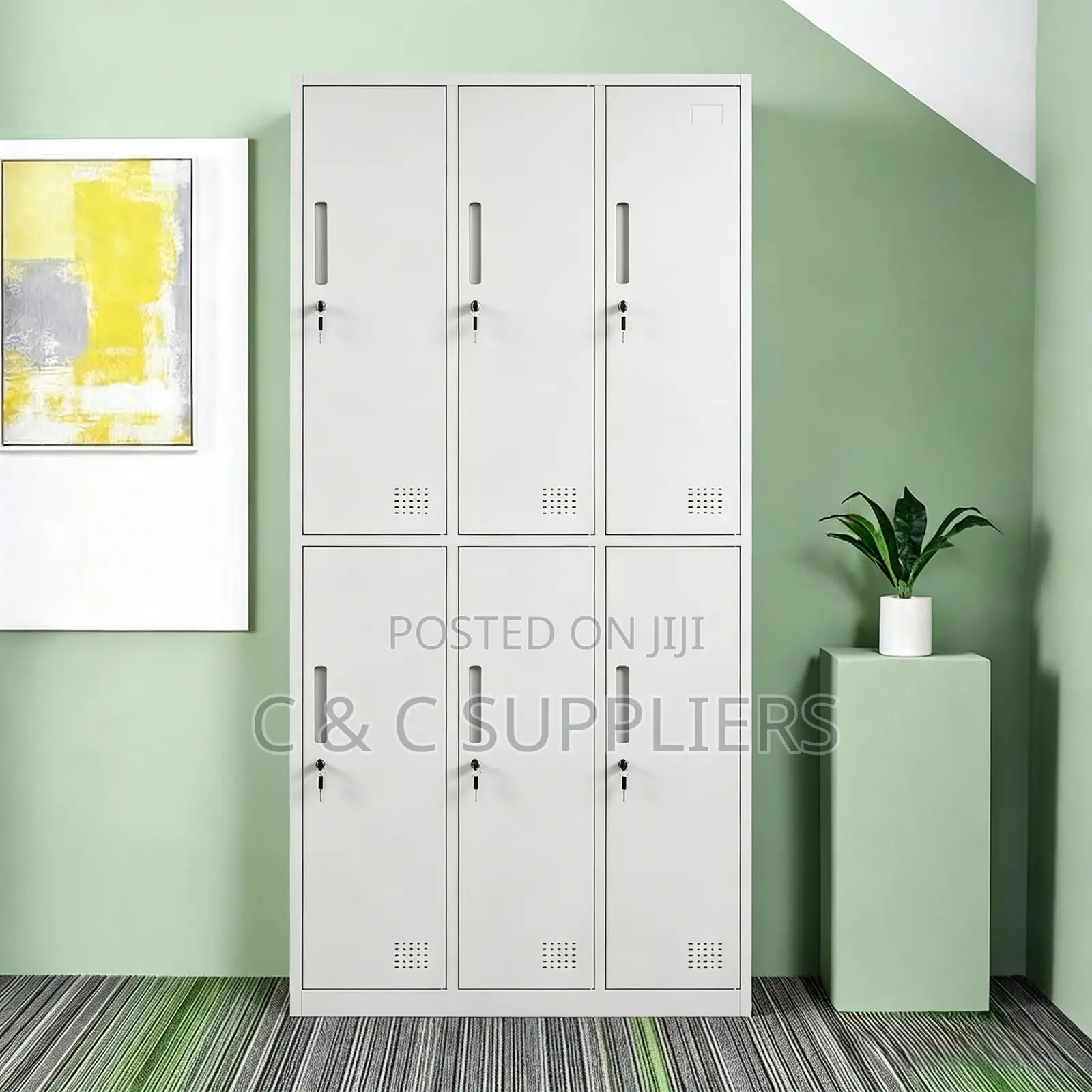 Home Office and Gym Locker Cabinet.