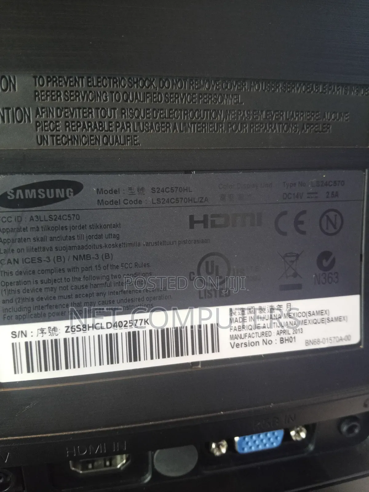 Samsung 24 Inches Wide Moniter