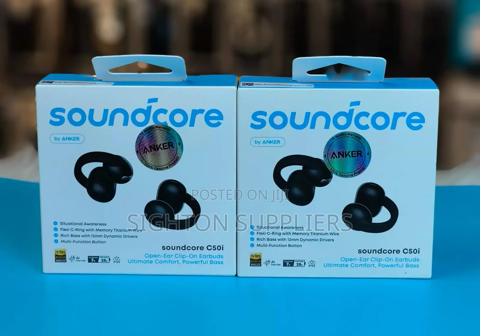 Anker Soundcore C50i | Comfortable Clip on Earbuds