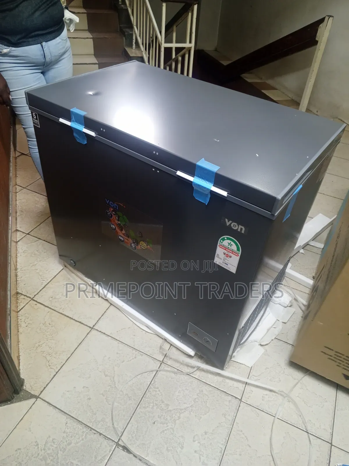Von 254L Chest Freezer – Reliable Frozen Food Storage