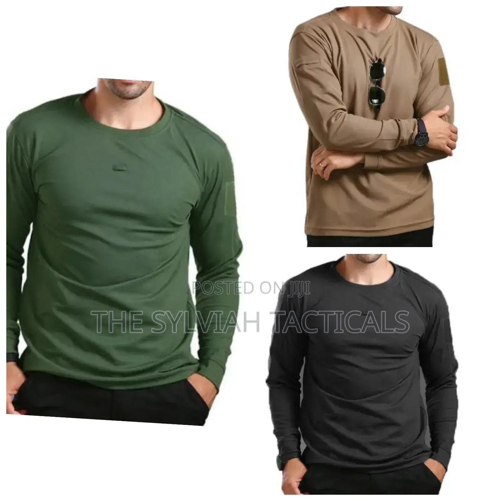 Outdoor Tactical Gear Military Original Round Neck Long Sleeve Tshirt