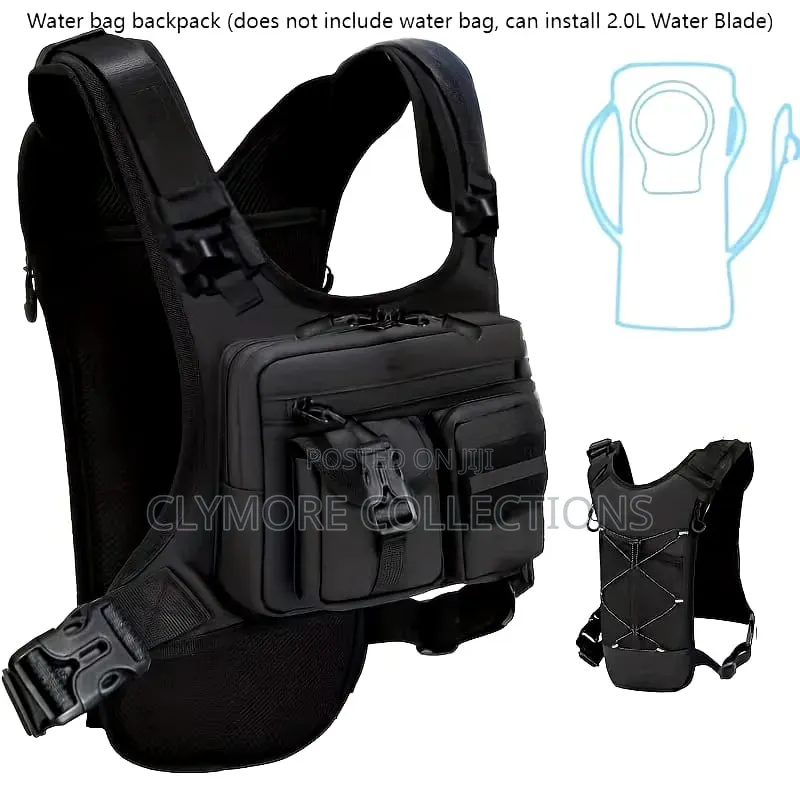 Adjustable Lightweight Chest Bag Backpack for Running, Walking Travel
