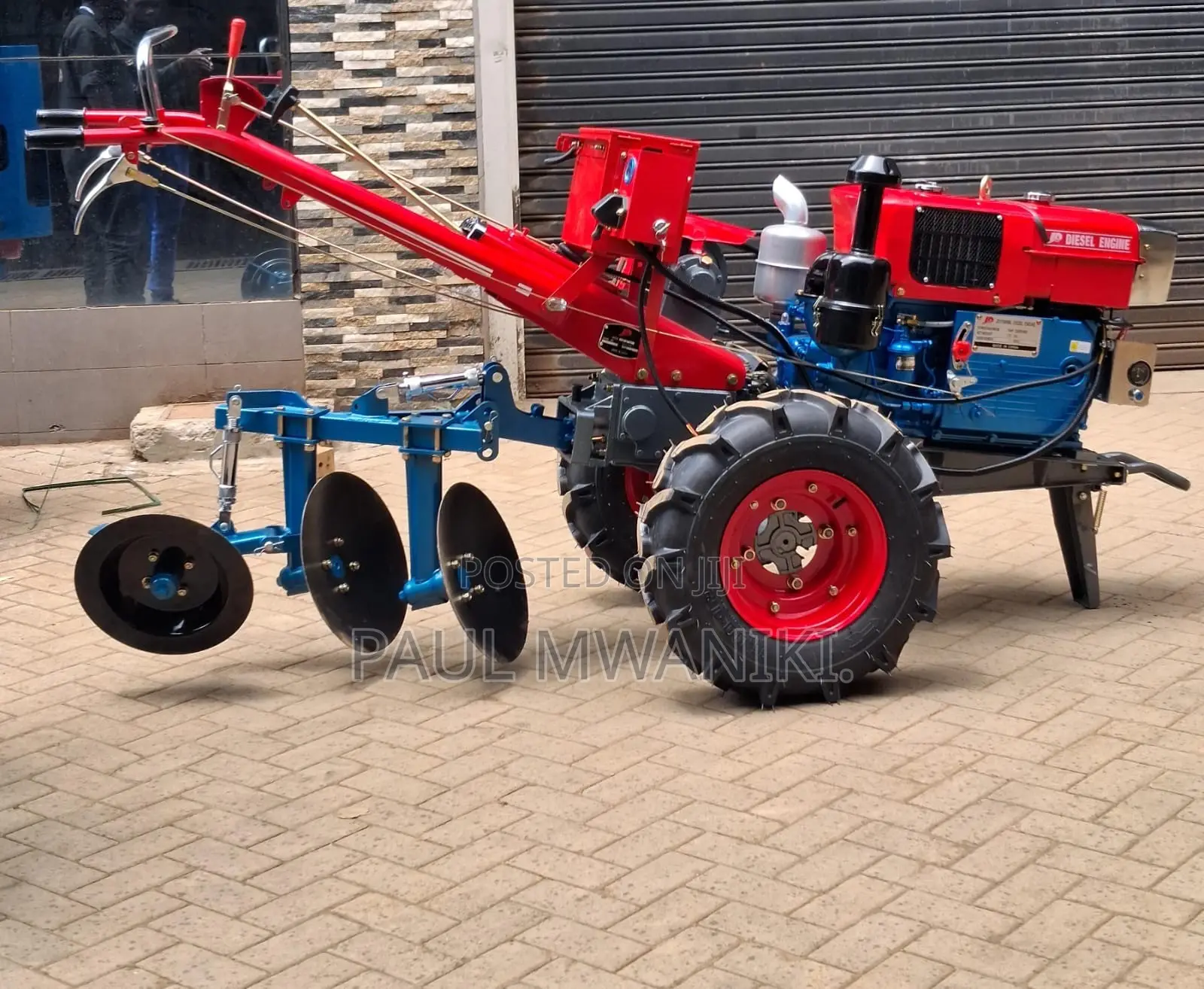 Jd16l Jiadi Walking Diesel Tractor  16hp