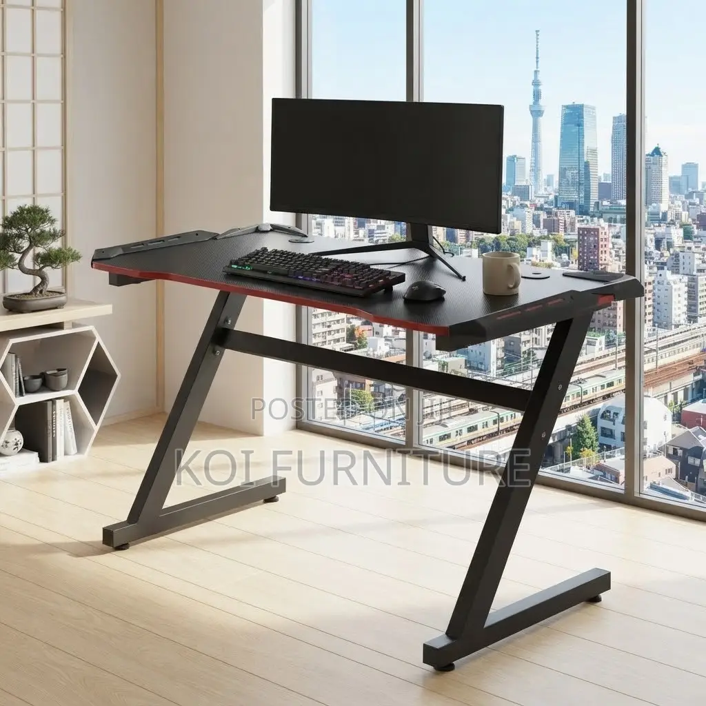 Office Desk; Ergonomic Home Commmercial Studio Gaming Desk