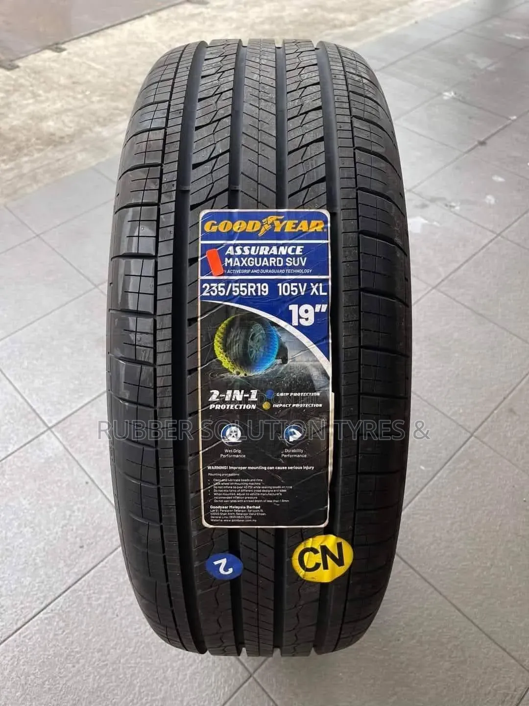 235 /55 R19 Goodyear Tyres 105v Xl Assurance Maxguard SUV