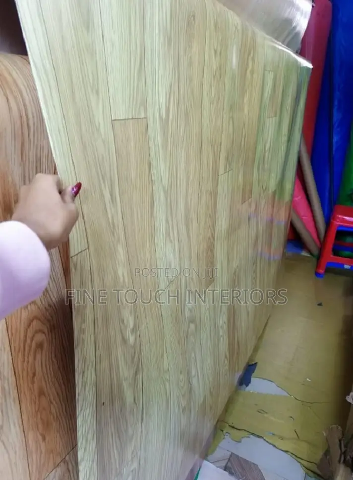 Timber-Look Vinyl Mkeka Wa Mbao Carpets
