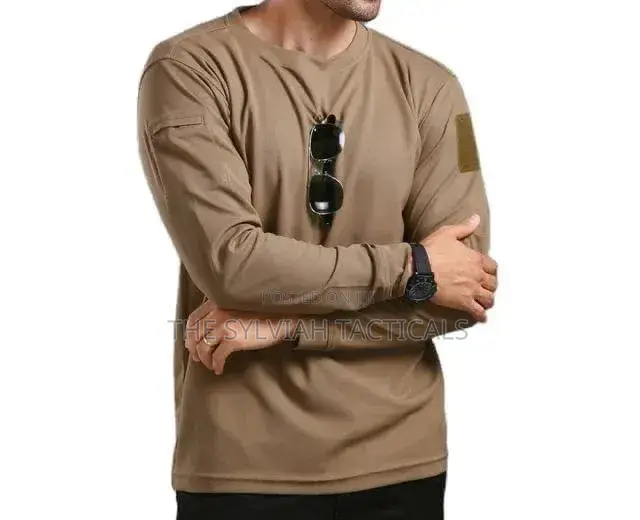 Outdoor Tactical Gear Military Original Round Neck Long Sleeve Tshirt