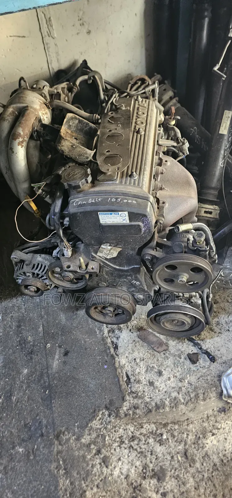 4e Toyota Corolla Complete Engine
