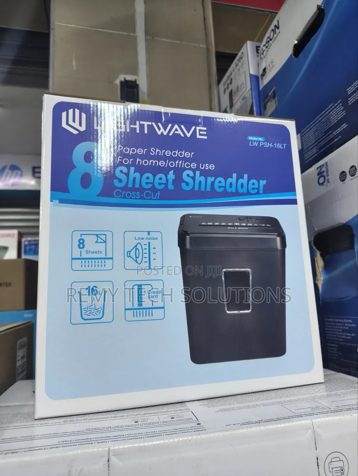 Lightwave 8 Sheets Paper Shredder