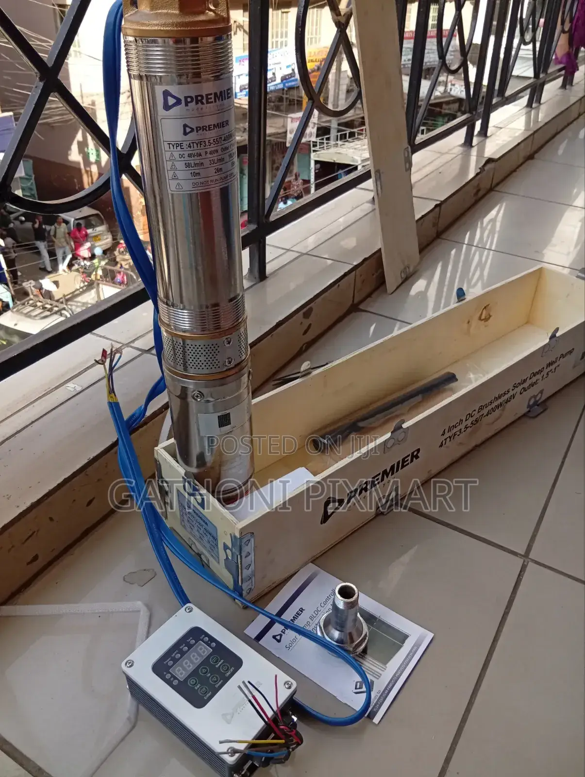 4 Inch Solar Deep Well Water Pump – Borehole Pump for Irrigation