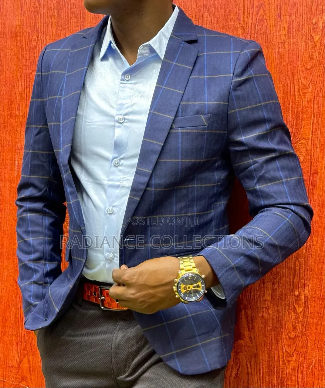 Checked Men Blazers