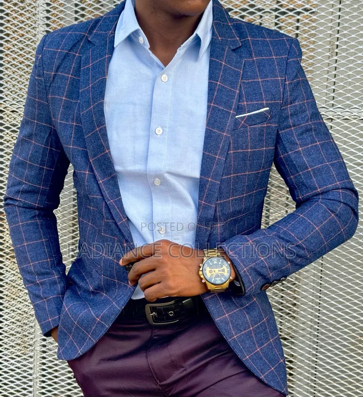Checked Men Blazers