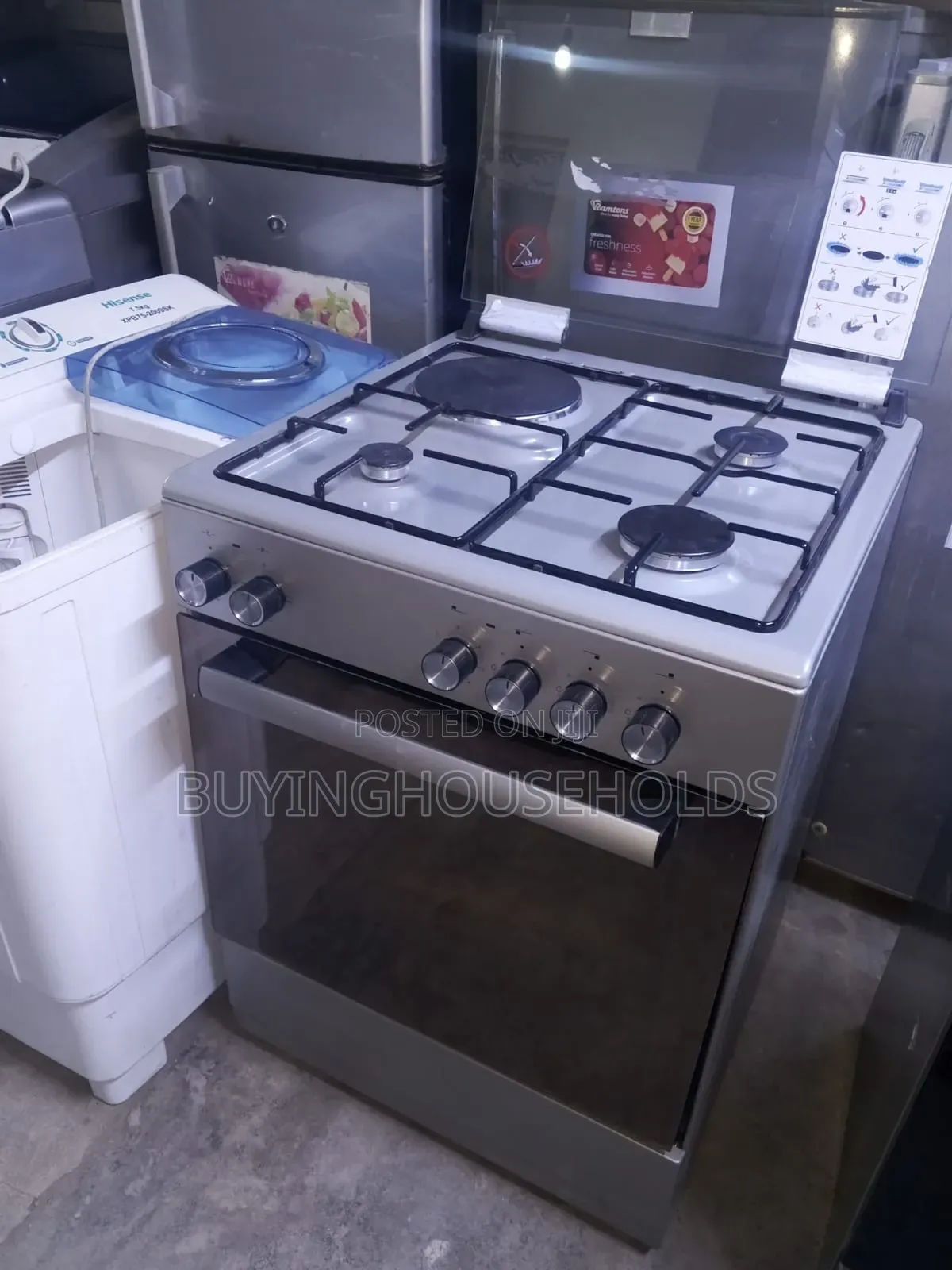 Simfer 60x60 Cooker 3gas+1electric