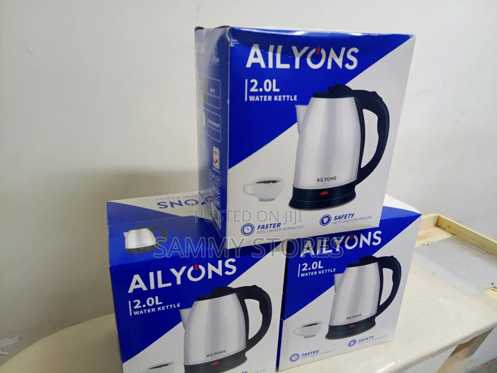 AILYONS 2000ml Electric Kettle With Safety Auto-Off