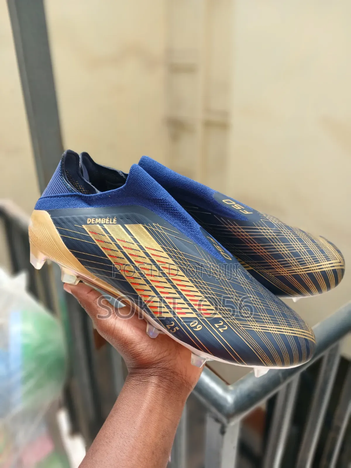 Adidas F50 Elite Laceless FG 'Dembélé' Ballon d'Or Football Boots