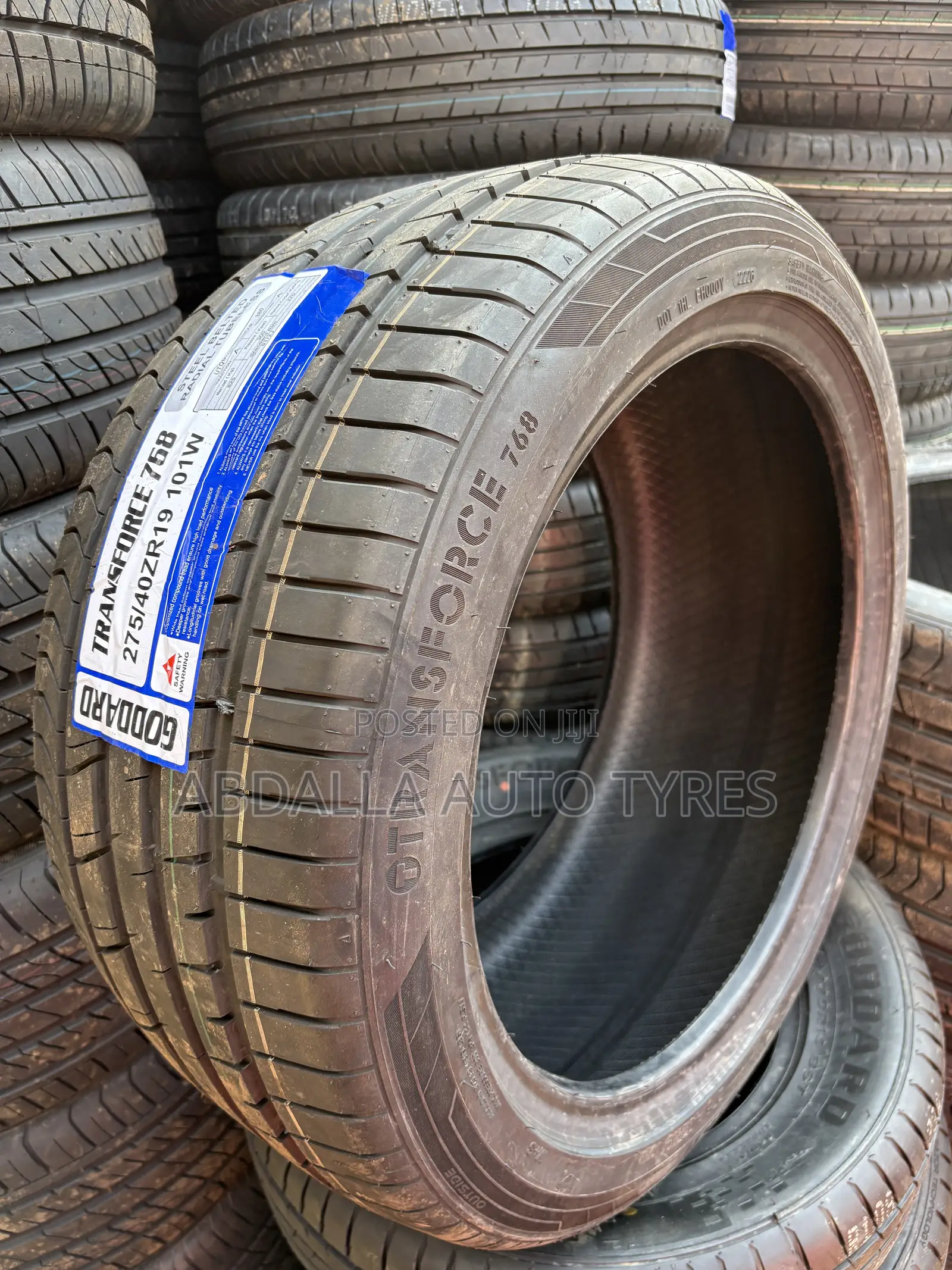 275/40r19 Goddard Tyre