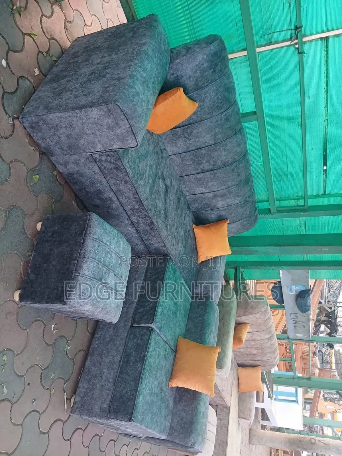 Velvet 5seater Corner Seat for Sale