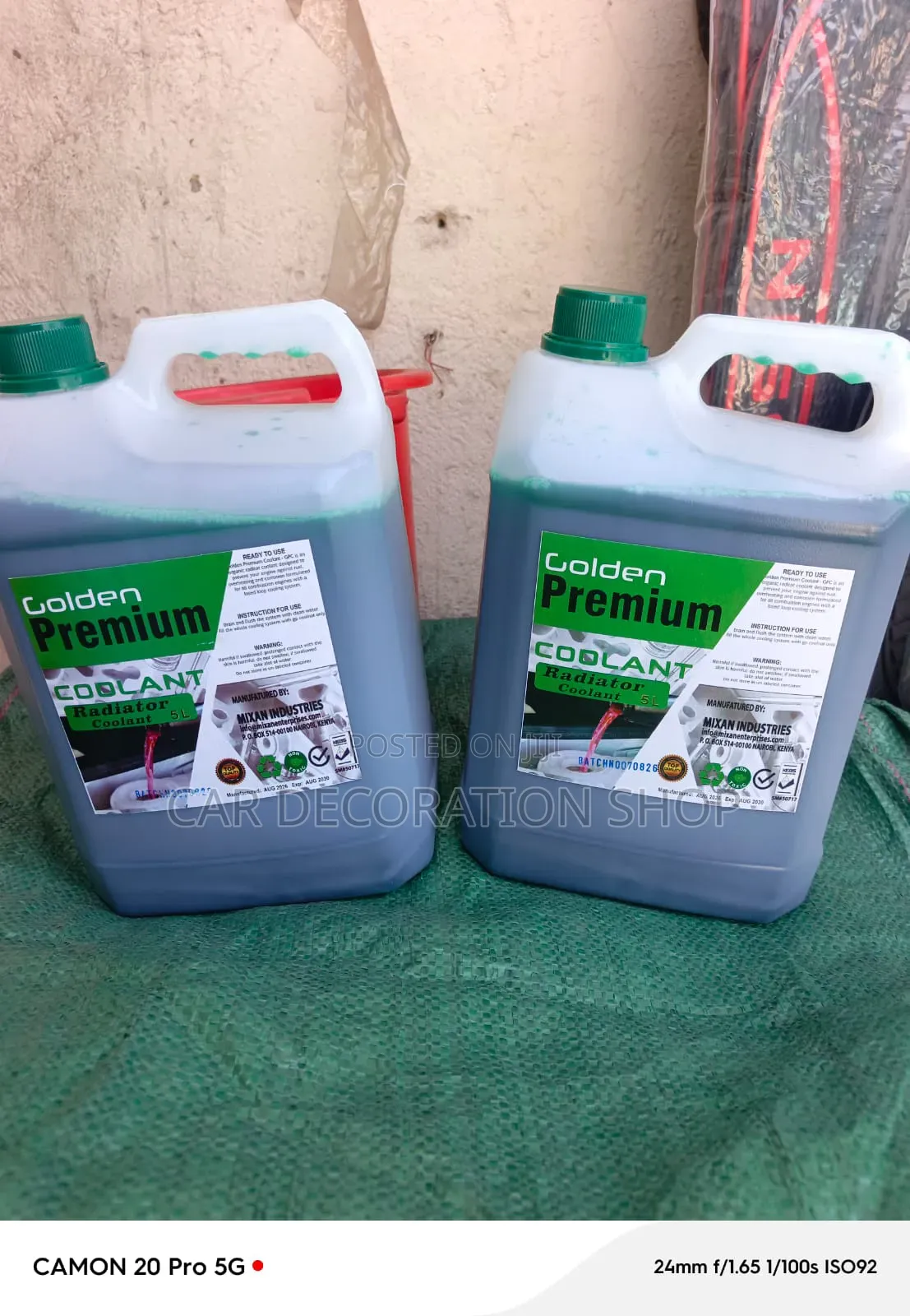 5litres Coolant Helps Regulate Engine Temp Protect Rust Corrosion