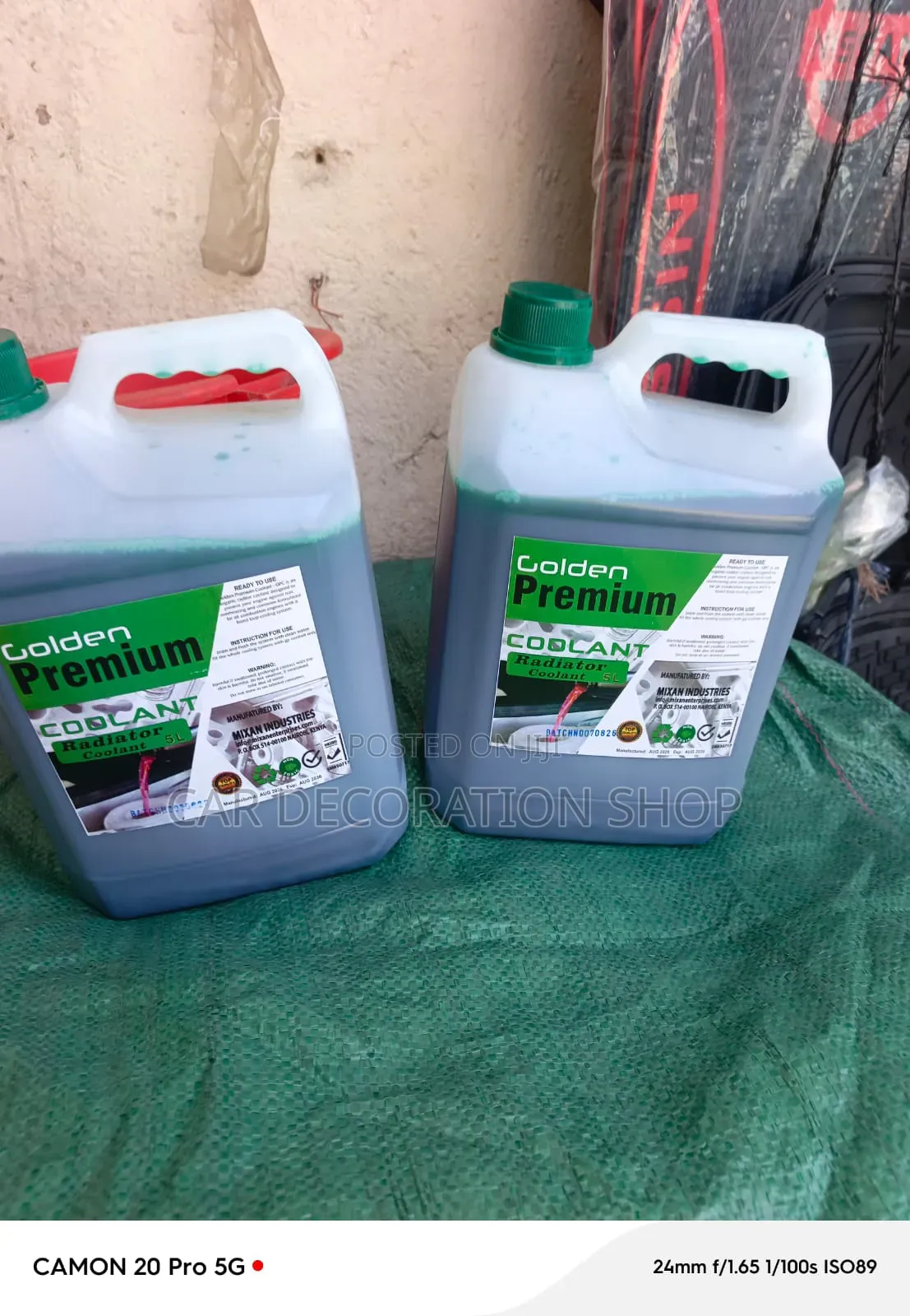 5litres Coolant Helps Regulate Engine Temp Protect Rust Corrosion