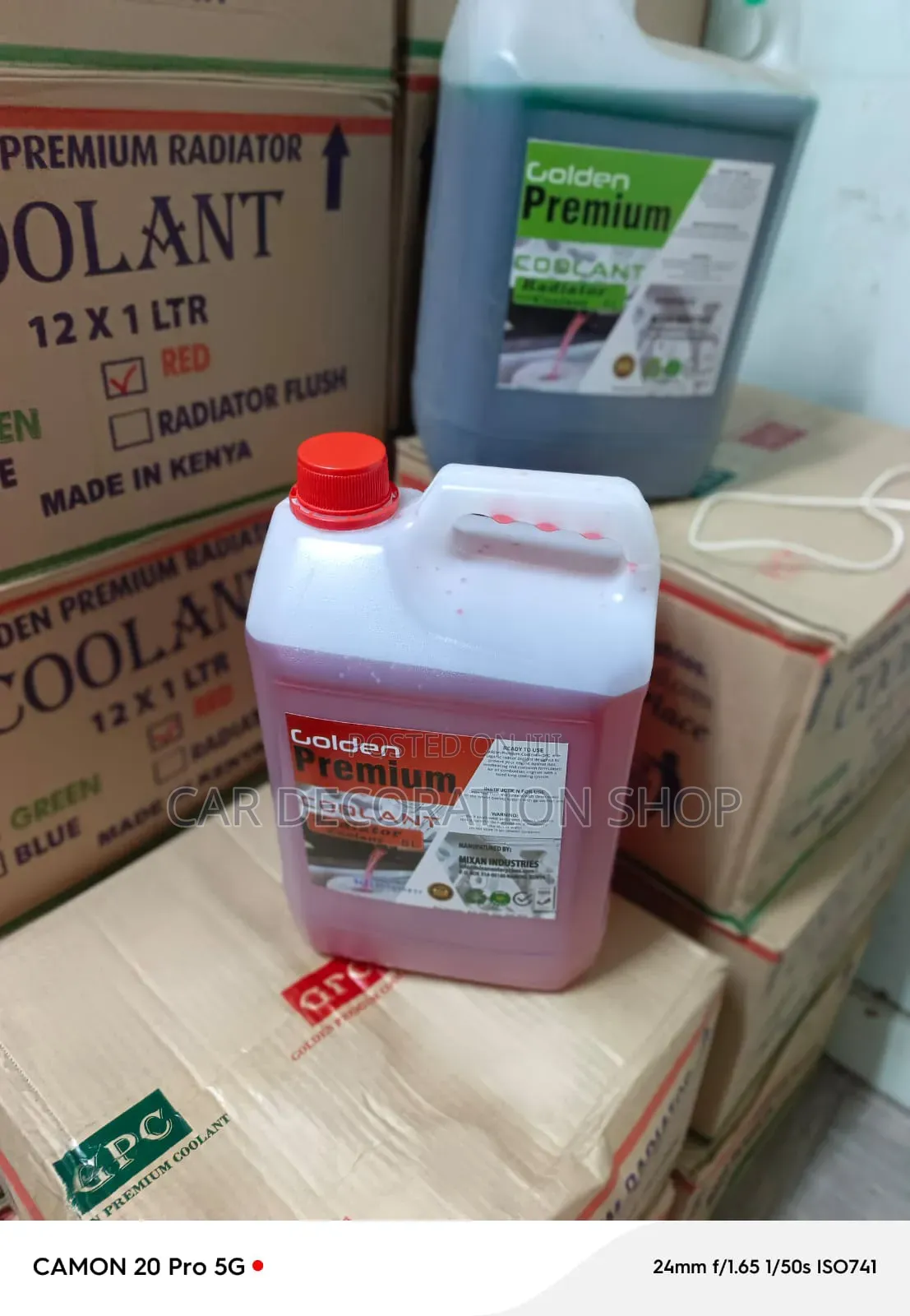 5L Coolant Regulate Internal Combustion Temp, Prevent Overheating