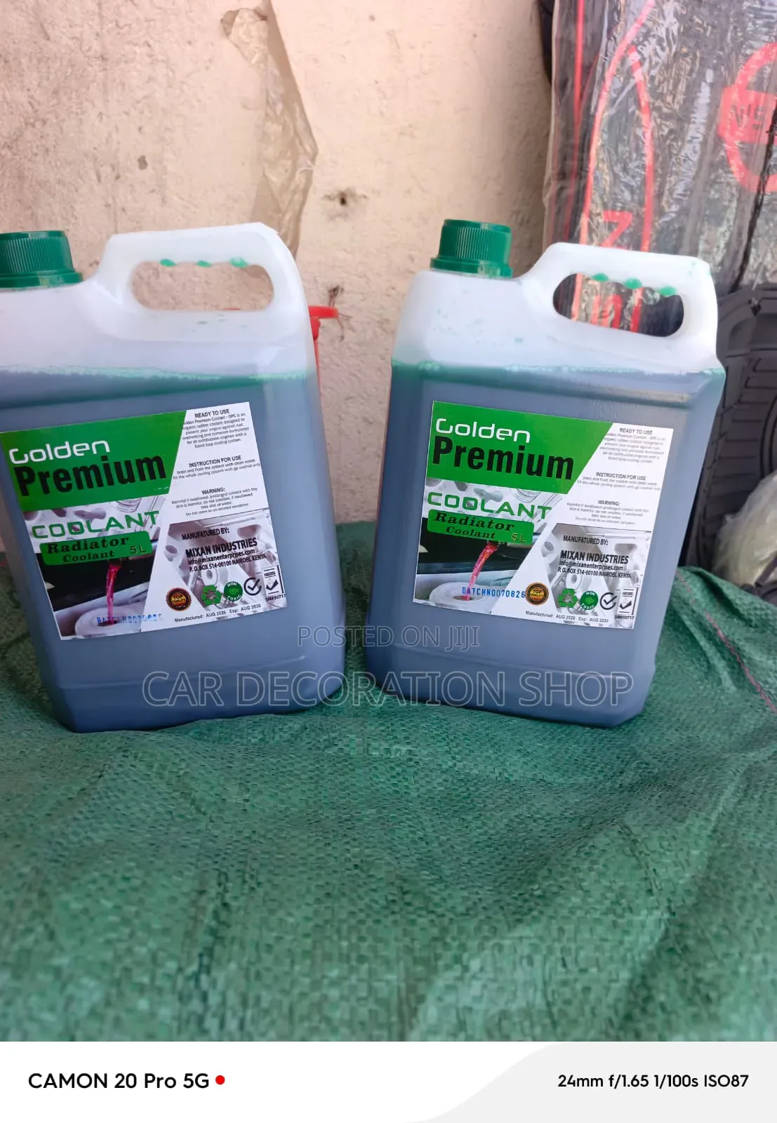5L Coolant Regulate Internal Combustion Temp, Prevent Overheating