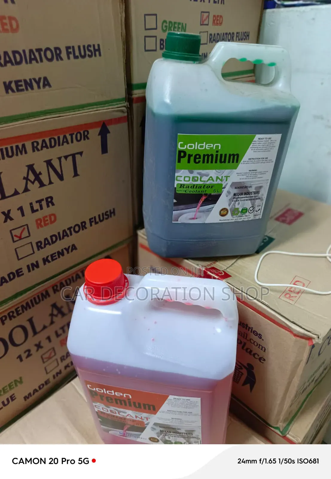 Overheating/Freezing Car Engine Radiator Fluid in Red/Green In5litres
