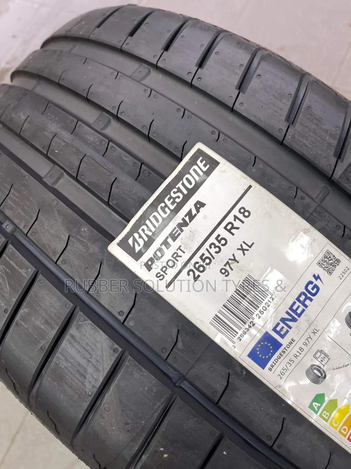 265 /35 R18 Bridgestone Tyres 97y Xl Potenza Sport