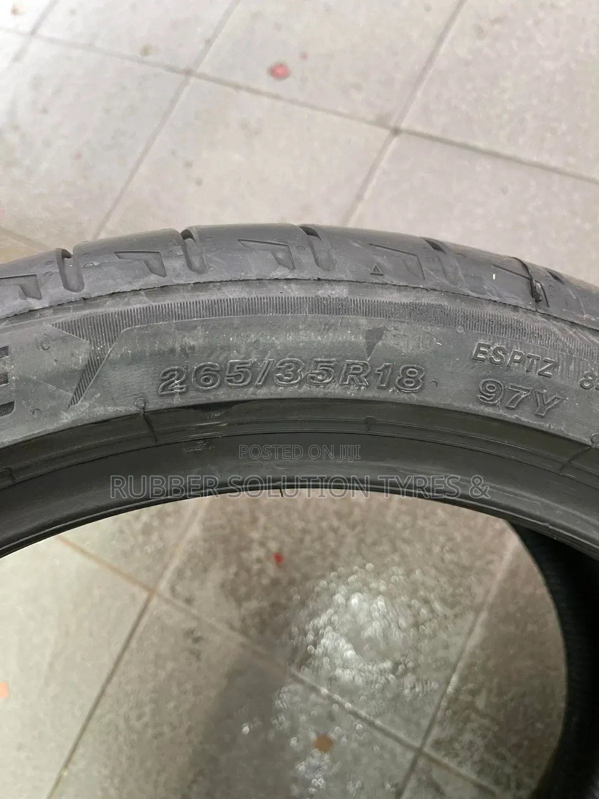 265 /35 R18 Bridgestone Tyres 97y Xl Potenza Sport