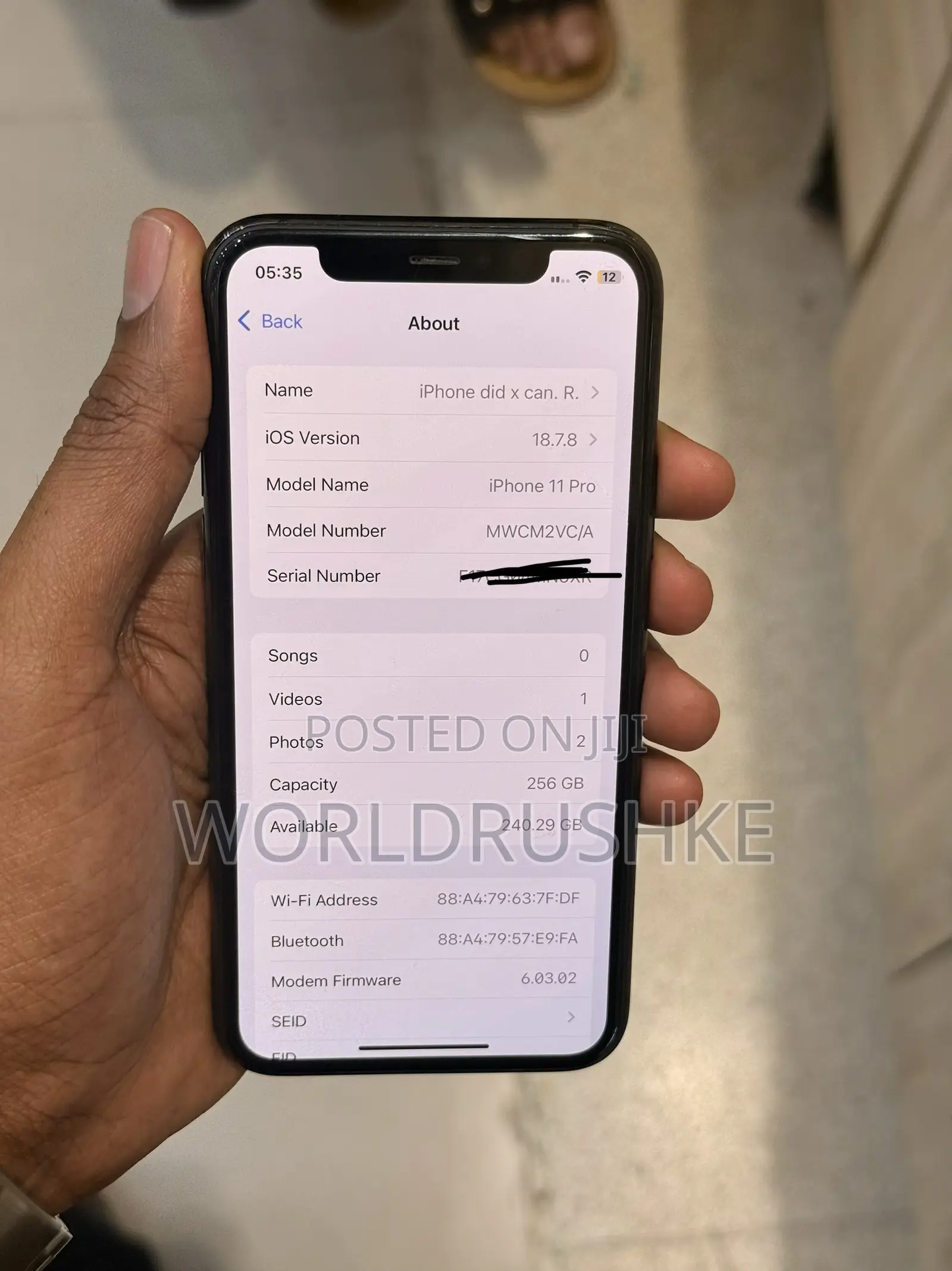 Apple iPhone 11 Pro 256 GB Black