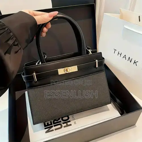 Executive Two-Tone Ladies Mini Tote Bag – Premium Office Satchel