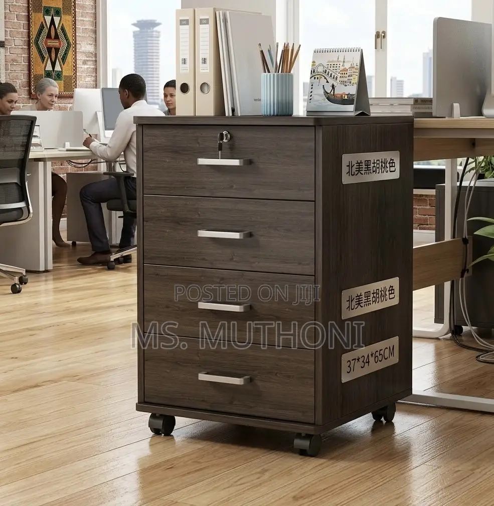 DIY Lockable Office Credenza