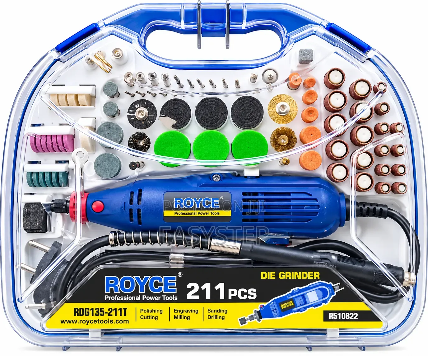 Royce Dies Grinder 211pc Set