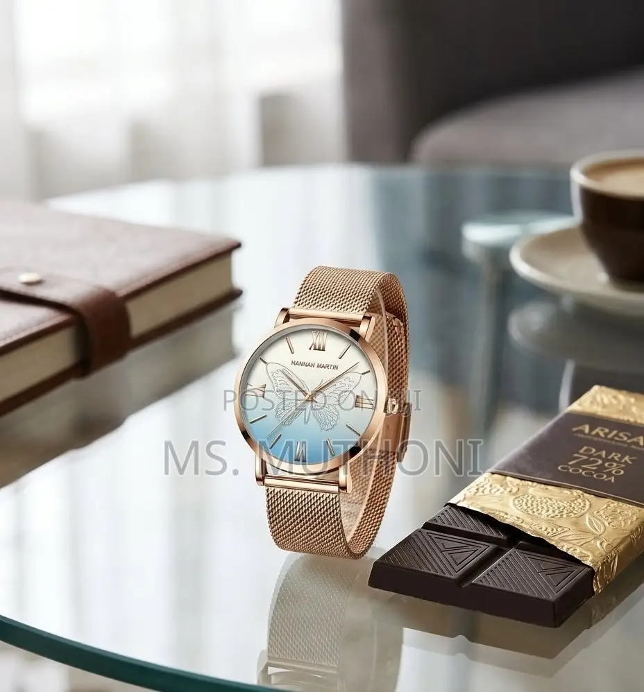Hannah Martin 3D Butterfly Dial Watch