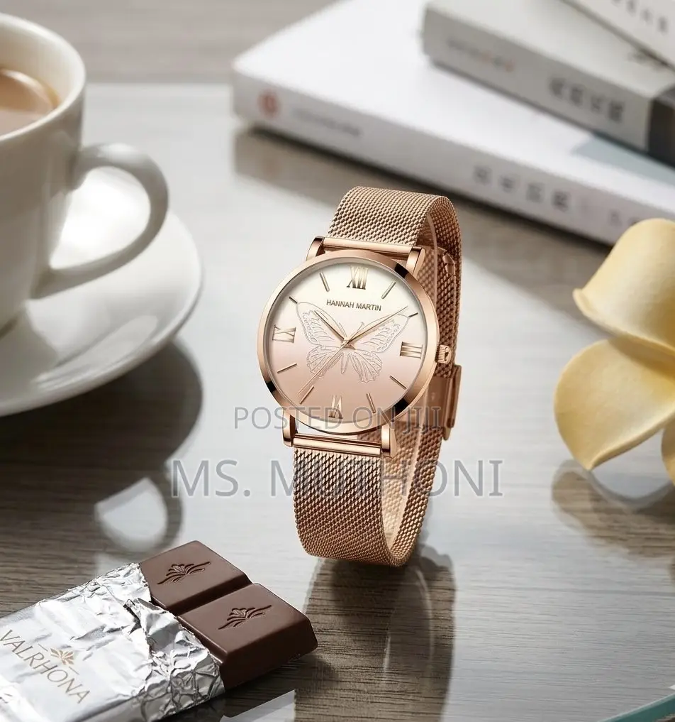 Hannah Martin 3D Butterfly Dial Watch