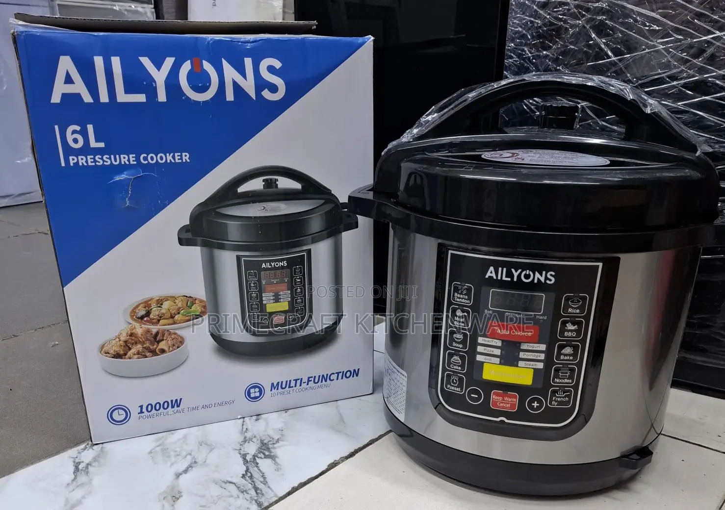 Ailyons 6 Liters Electric Pressure Cooker