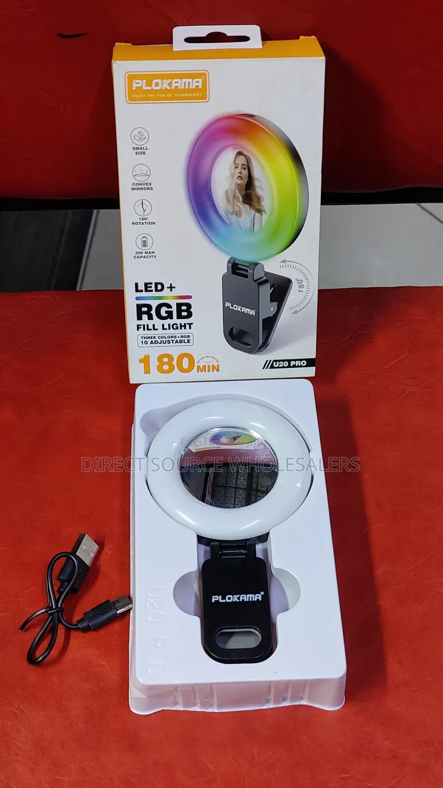 Plokama LED Selfie Light for TikTokers, Reels YouTube