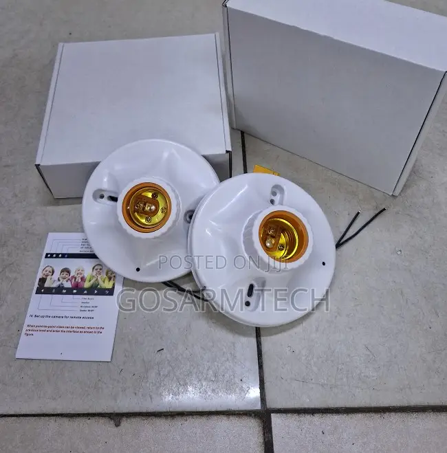 Wireless Bulb Holder Spy CCTV Camera – 1080P HD Indoor Security Camera