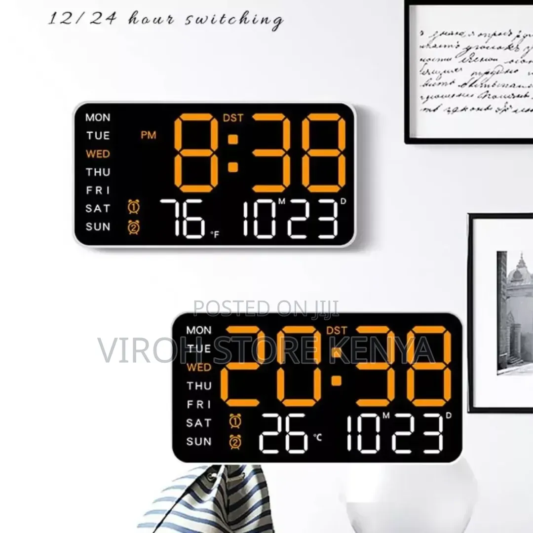Digital Led Wall Clock