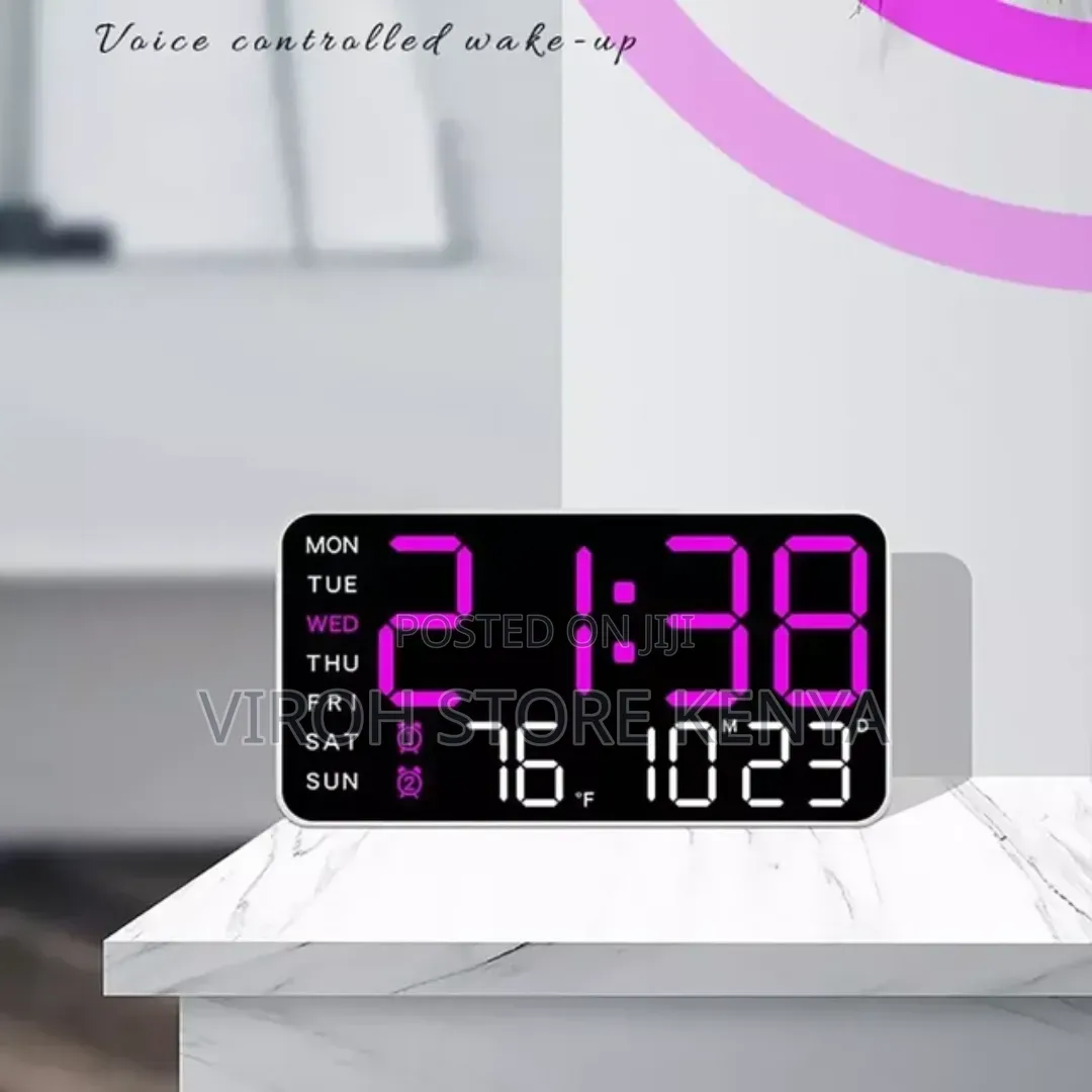 Digital Led Wall Clock